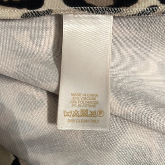 Kate Spade Leopard Print Ponte Dress Size 6 - Picture 14 of 14